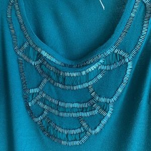 Anthro women’s dressy beaded tank